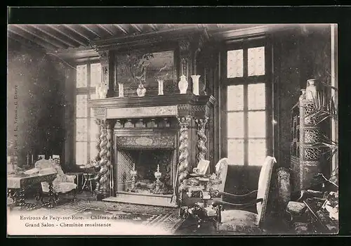 AK Ménilles, Chateau de Ménilles - Grand Salon