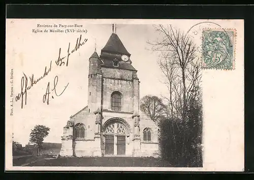 AK Ménilles, Eglise de Ménilles