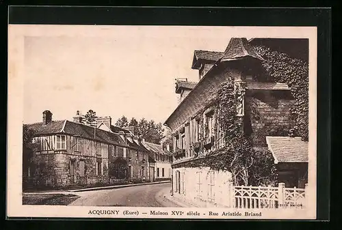AK Acquigny, Maison XVIe siecle