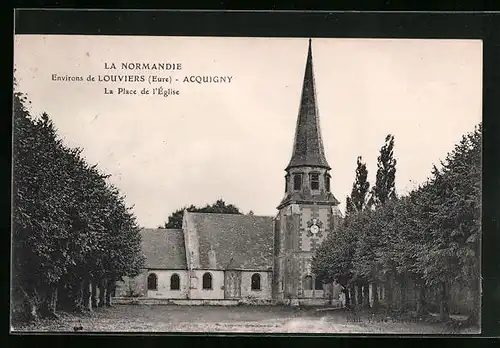 AK Acquigny, La Place de l`Eglise