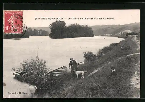 AK St-Pierre-du-Vauvray, Le Rives de la Seine et l`ile du Héron