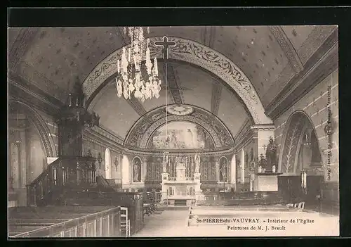 AK St-Pierre-du-Vauvray, Interieur de l`Eglise