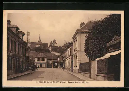 AK St-Pierre-du-Vauvray, Perspective sur l`Eglise