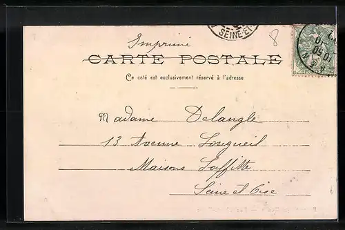 AK Beaumont-le-Roger, Rue Chante-Reine