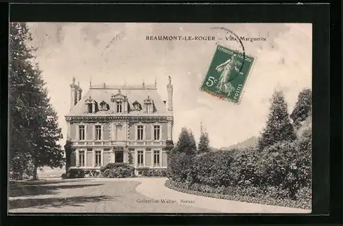 AK Beaumont-le-Roger, Villa Marguerite