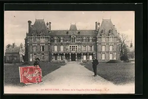 AK La Neuve-Lyre, Chateau de la Chapelle (Cote Sud-Ouest)