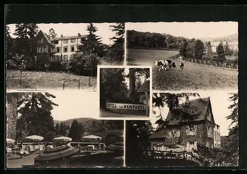 AK Lyons-la-Foret, Hotel Les Remparts