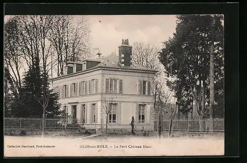 AK Glos-sur-Risle, Le Petit Chateau Blanc
