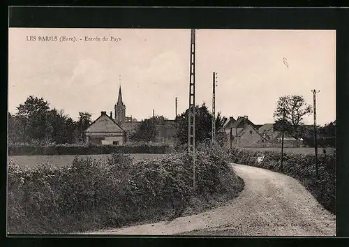 AK Les Barils, Entrée du Pays