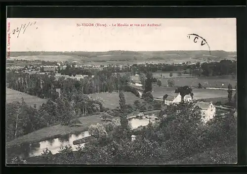 AK St-Vigor, Le Moulin et vue sur Autheuil