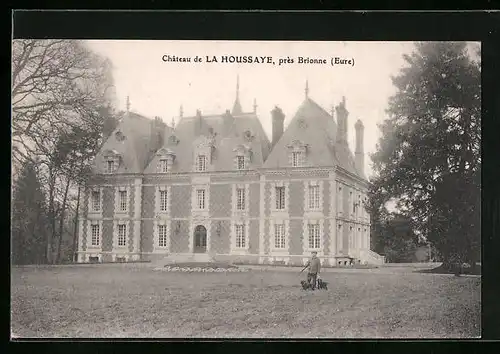 AK La Houssaye, Chateau
