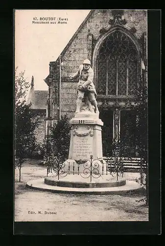 AK Routot, Monument aux Morts