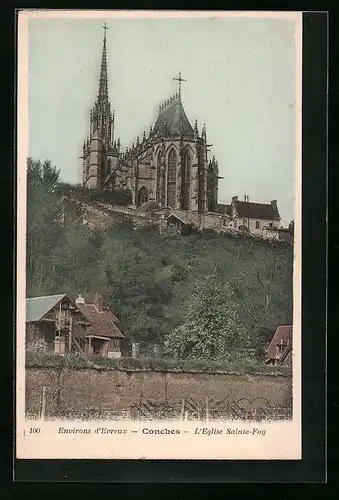 AK Conches, L`Eglise Sainte-Foy