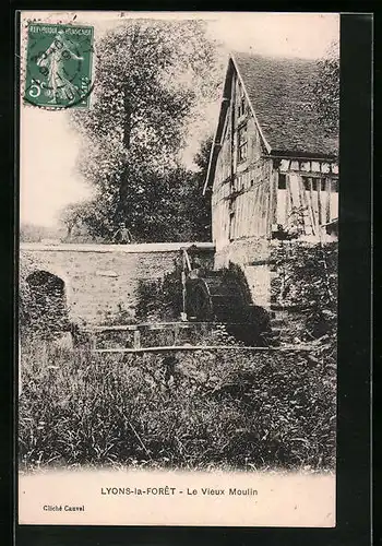 AK Lyons-la-Foret, Le Vieux Moulin