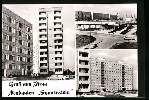 AK Pirna, Neubauten Sonnenstein