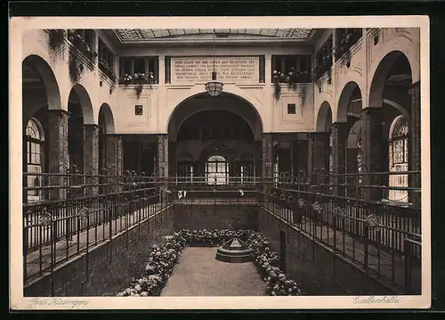 AK Bad Kissingen, Blick in die Quellenhalle