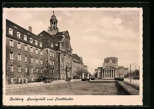AK Duisburg, Landgericht und Stadttheater