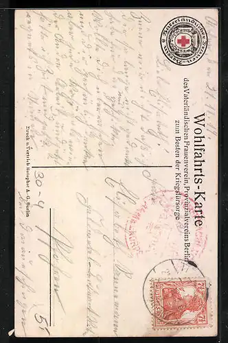 Künstler-AK Heerführer von Falkenhayn - Portrait