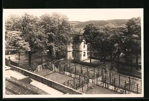 Foto-AK Homburg /Saale, Laubengänge am Gut, 1936