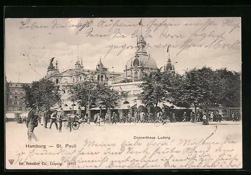 AK Hamburg-St. Pauli, Concerthaus Ludwig
