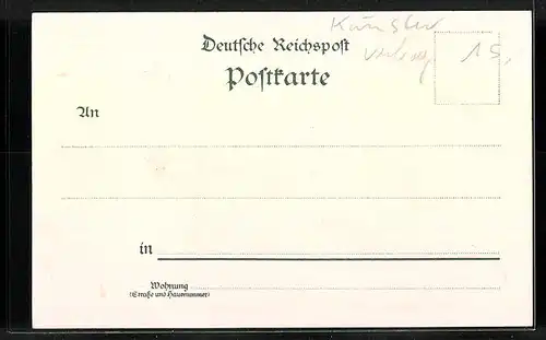 Lithographie Hamburg, Uhlenhorster Fährhaus