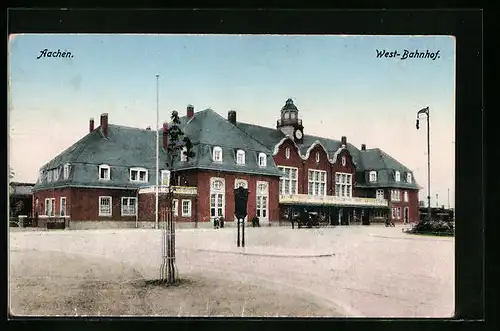 AK Aachen, Am West-Bahnhof