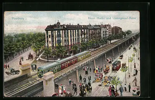 AK Hamburg, Neue Hoch- und Untergrundbahn