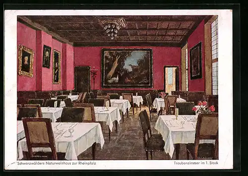 AK München, Schwarzwälders Naturweinhaus zur Rheinpfalz, Hartmannstrasse 8