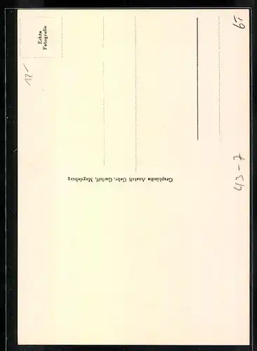 AK Lissy Corsé auf Spitzenschuhen