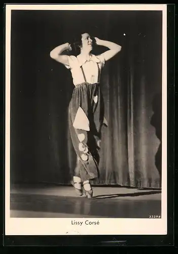 AK Lissy Corsé auf Spitzenschuhen