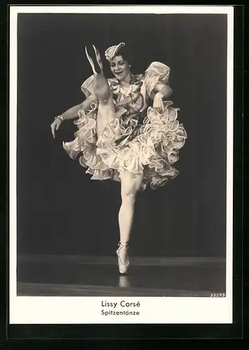 AK Lissy Corsé auf Spitzenschuhen
