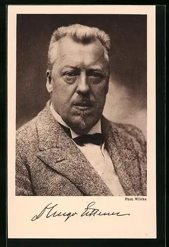 AK Nachfolger des Grafen Zeppelin, Hugo Eckener im Portrait