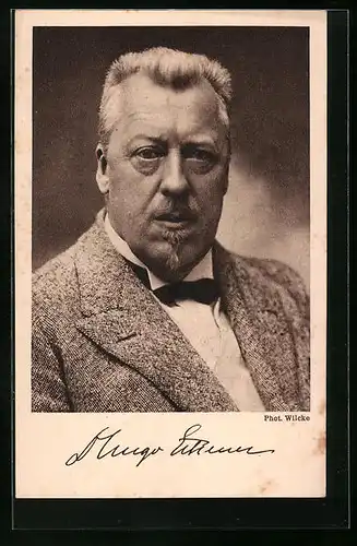 AK Nachfolger des Grafen Zeppelin, Hugo Eckener im Portrait