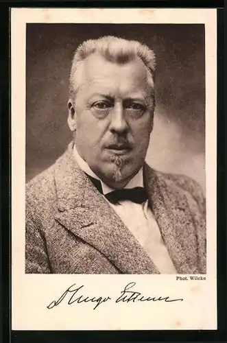 AK Nachfolger des Grafen Zeppelin, Hugo Eckener im Portrait