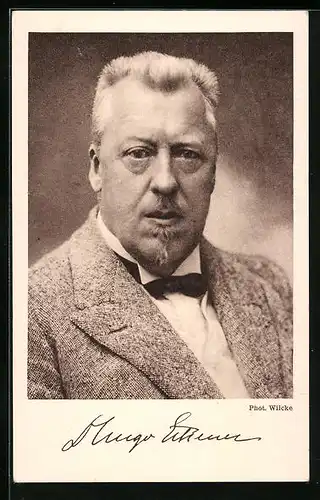 AK Nachfolger des Grafen Ferdinand von Zeppelin, Hugo Eckener im Portrait