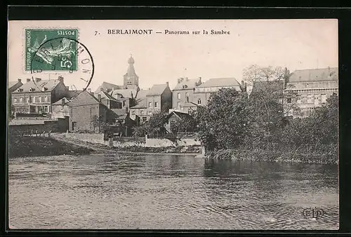 AK Berlaimont, Panorama sur la Sambre