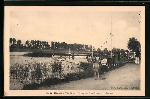 AK Le Quesnoy, L`Etang du Pont-Rouge, La Piscine
