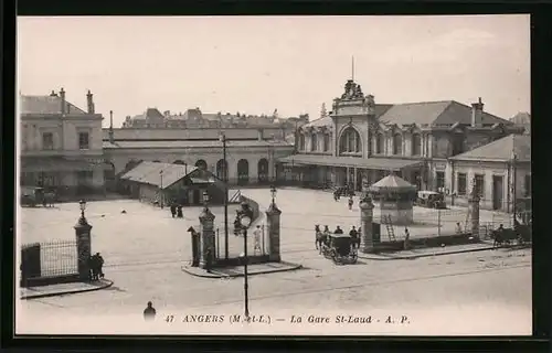 AK Angers, La Gare St-Laud