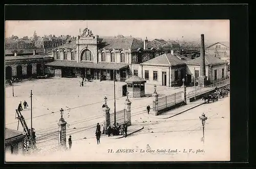 AK Angers, La Gare Saint-Laud