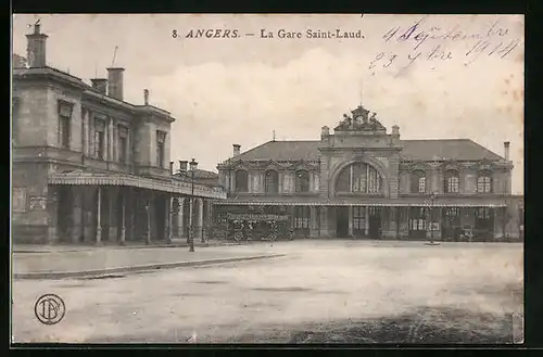 AK Angers, La Gare Saint-Laud