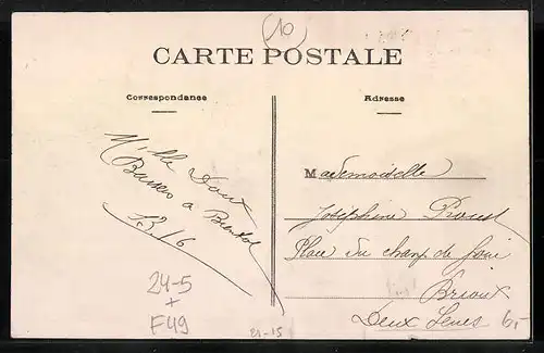 AK Corné, Inondations 1910