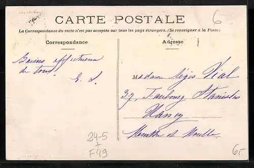 AK Angers, Inondations Janvier 1910, Place Molière