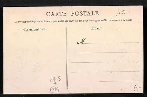 AK Angers, Inondations de Décembre 1910, Place Ney