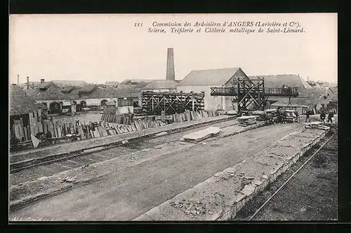AK Angers, Tréfilerie et Câblerie métallique de Saint-Léonard