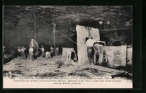 AK Angers, Exploitation par gradins renversés