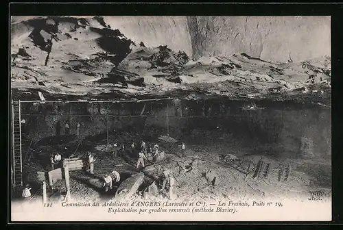 Künstler-AK Angers, Commission des Ardoisieres d`Angers, Les Fresnais