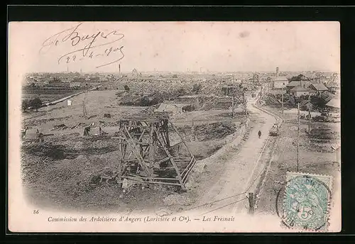 Künstler-AK Angers, Commission des Ardoisieres d`Angers, Les Fresnais