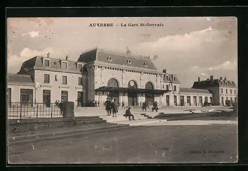 AK Auxerre, La Gare St-Gervais