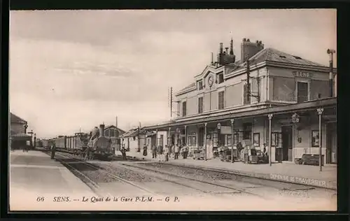 AK Sens, Le Quai de la Gare P-L-M