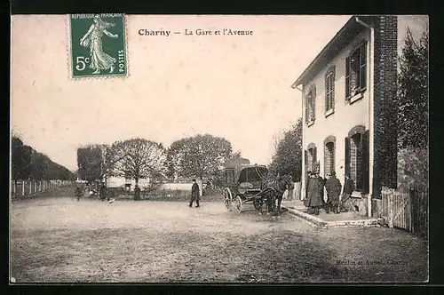 AK Charny, La Gare et l`Avenue